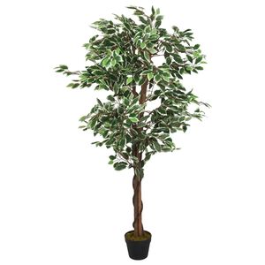 vidaXL Ficus artificiel 1260 feuilles 200 cm vert