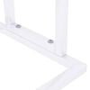 vidaXL Porte-serviettes sur pied Blanc 48x24x78,5 cm Fer