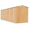 vidaXL Abri de jardin Marron clair 192x689x223 cm Acier galvanis&eacute;