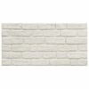 vidaXL Panneaux muraux 3D avec design de brique blanc 10 pcs EPS