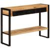 vidaXL Table console 110x30x76 cm Bois de manguier solide