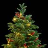 vidaXL Sapin de No&euml;l artificiel articul&eacute; avec 300 LED 180 cm