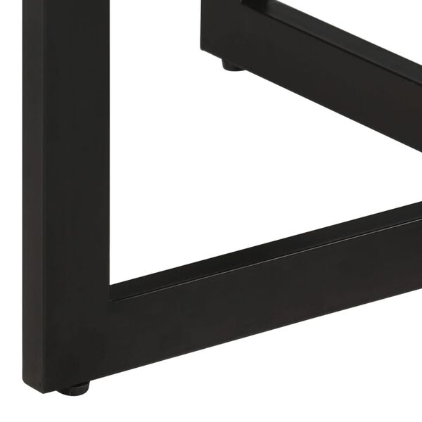 vidaXL Table à dîner 110x75 cm Bois de manguier massif