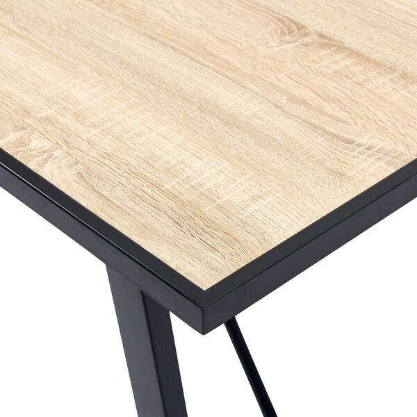 vidaXL Table de salle &agrave; manger Ch&ecirc;ne 120x60x75 cm MDF