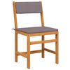 vidaXL Ensemble de balcon avec coussins 3 pcs bois massif d'acacia
