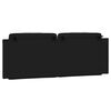 vidaXL Coussin de tête de lit Viana noir et blanc 137 cm similicuir
