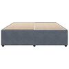 vidaXL Cadre de lit sans matelas gris foncé California velours