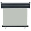 vidaXL Auvent latéral de balcon 85x250 cm Gris