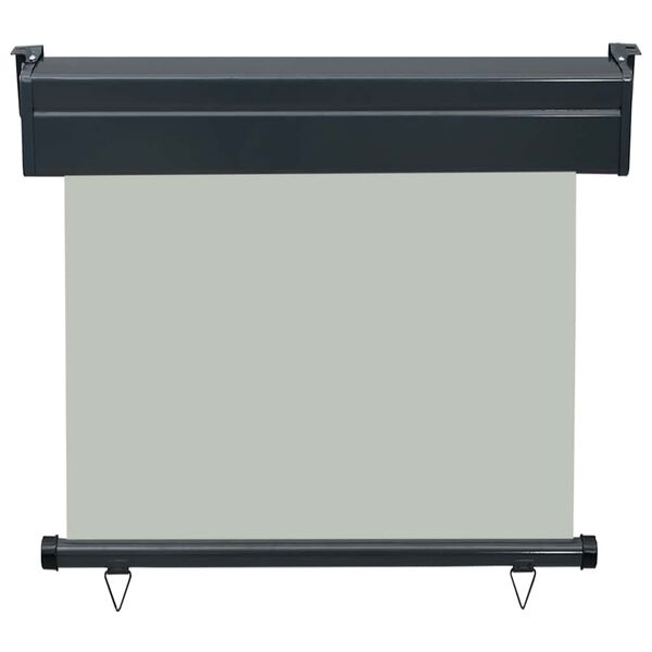 vidaXL Auvent latéral de balcon 85x250 cm Gris