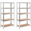 vidaXL &Eacute;tag&egrave;res de rangement 2 pcs 90x40x180 cm MDF