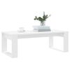 vidaXL Table basse blanc 102x50x35 cm bois d'ing&eacute;nierie