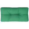 vidaXL Coussin de palette vert 70x40x12 cm tissu