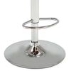 vidaXL Tabouret de bar Cr&egrave;me Bois courb&eacute; et similicuir