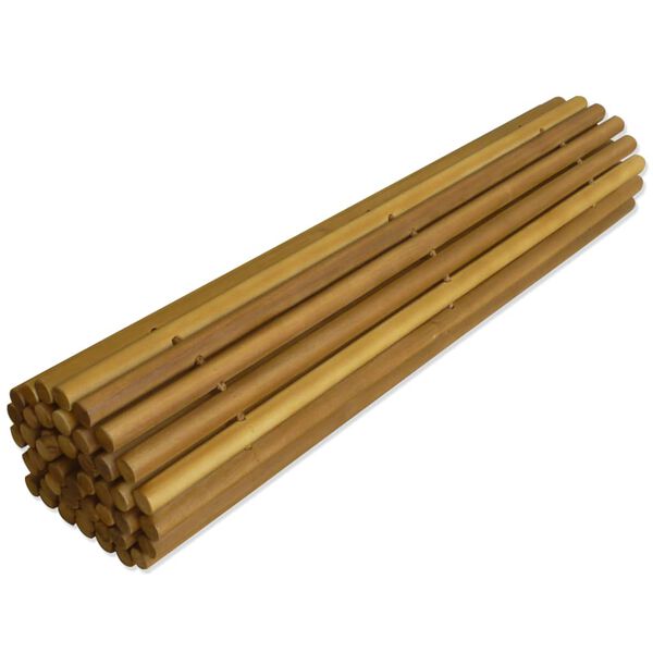 vidaXL Tapis de salle de bain Bois d'acacia 80 x 50 cm