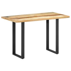 vidaXL Table à manger 120x60x76 cm Bois de récupération massif