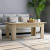 vidaXL Table basse Ch&ecirc;ne sonoma 100x60x42 cm Bois d&rsquo;ing&eacute;nierie