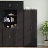 vidaXL Armoire murale noir 30x42,5x40 cm bois d'ing&eacute;nierie