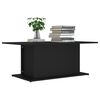 vidaXL Table basse noir 102x55,5x40 cm bois d'ing&eacute;nierie
