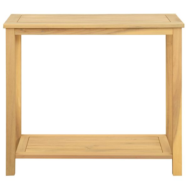 vidaXL Table console de jardin 80x35x75 cm Bois d'acacia solide