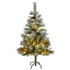 vidaXL Sapin de No&euml;l artificiel articul&eacute; 150 LED 120 cm