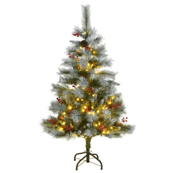 vidaXL Sapin de No&euml;l artificiel articul&eacute; 150 LED 120 cm