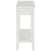 vidaXL Table console Blanc 110x35x80 cm Bois