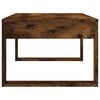 vidaXL Table basse ch&ecirc;ne fum&eacute; 102x50x35 cm bois d'ing&eacute;nierie