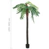 vidaXL Palmier Phoenix artificiel avec pot 305 cm Vert