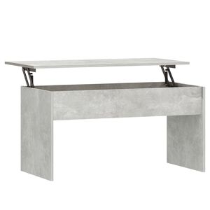vidaXL Table basse gris b&eacute;ton 102x50,5x52,5 cm bois d'ing&eacute;nierie