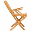vidaXL Chaises de jardin pliantes lot de 4 61x67x90cm bois massif teck