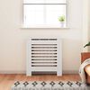 vidaXL Cache-radiateur MDF Blanc 78 cm
