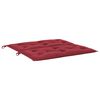 vidaXL Coussin de banc de jardin rouge bordeaux tissu oxford