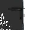vidaXL Portail de jardin 85x100 cm acier corten conception de l'arbre