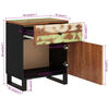 vidaXL Table de chevet 50x33x60cm Bois de r&eacute;cup&eacute;ration et d'ing&eacute;nierie