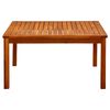 vidaXL Table basse de jardin 85x85x45 cm Bois solide d'acacia