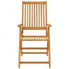 vidaXL Ensemble à manger de jardin 5 pcs 140x80x74 cm Bois d'acacia solide