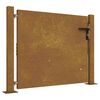 vidaXL Portail de jardin 100x125 cm en acier Corten