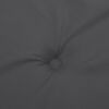vidaXL Coussin de banc de jardin anthracite m&eacute;lang&eacute; 150x50x7 cm tissu