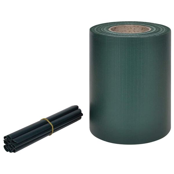 vidaXL &Eacute;cran d'intimit&eacute; de jardin PVC 70 x 0,19 m Vert