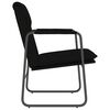 vidaXL Chaise longue Noir 55x64x80 cm Similicuir
