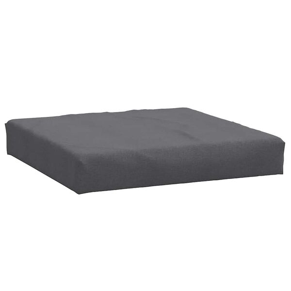 vidaXL Coussin de palette anthracite m&eacute;lang&eacute; 60x60x9,5 cm tissu