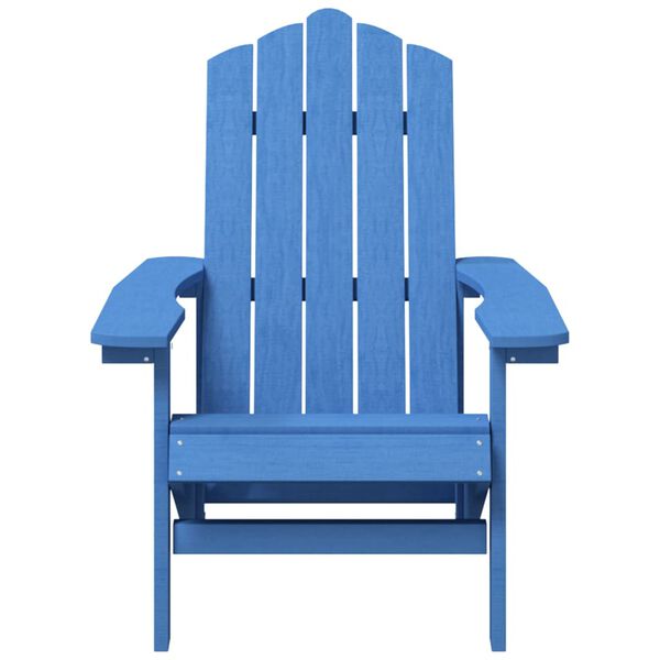 vidaXL Chaise Adirondack de jardin PEHD bleu marine