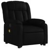 vidaXL Fauteuil inclinable de massage noir similicuir