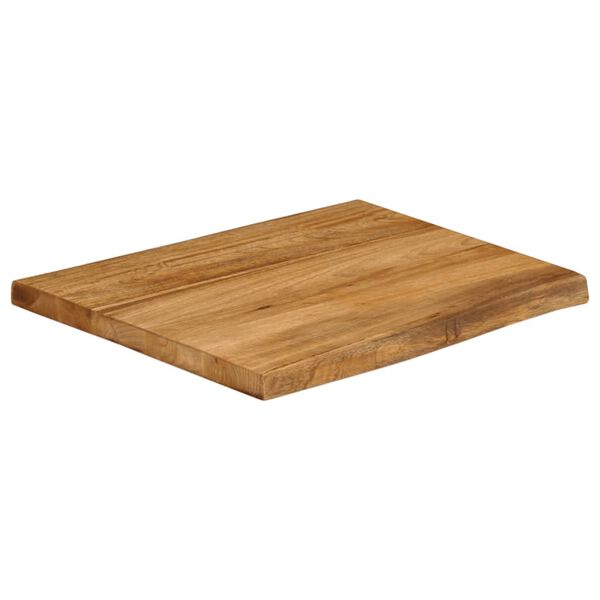 vidaXL Dessus de table 40x40x3,8 cm bord vivant bois massif manguier