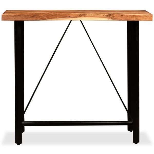 vidaXL Ensemble de bar 5 pcs Bois d'acacia massif et de r&eacute;cup&eacute;ration