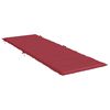 vidaXL Coussin de chaise longue rouge bordeaux 186x58x4cm tissu oxford