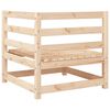 vidaXL Canap&eacute;s d'angle de jardin 2 pcs 70x70x67 cm bois de pin massif