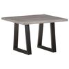 vidaXL Table basse avec bord naturel 60x60x40 cm Bois d'acacia massif