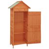 vidaXL Armoire de rangement de jardin Marron 42,5x64x190 cm