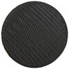 vidaXL Table &agrave; th&eacute; Noir 45 cm R&eacute;sine tress&eacute;e